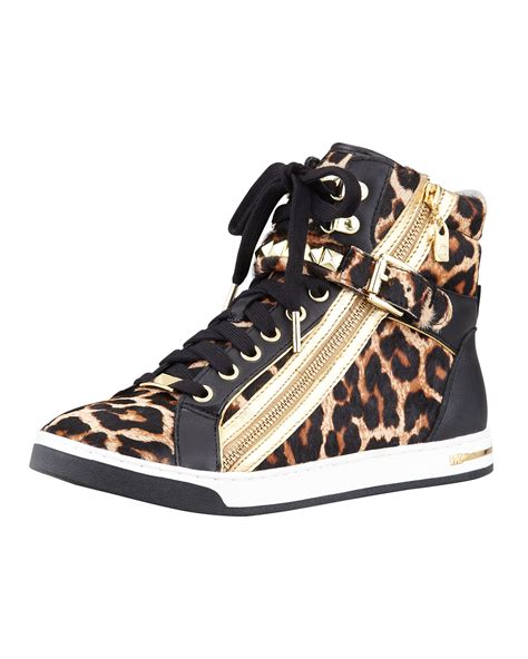 michael kors leopard sneakers sale|michael kors calf boots.